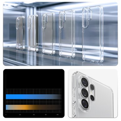 Samsung Galaxy S26 Ultra Spigen Ultra Hybrid dėklas – skaidrus 13