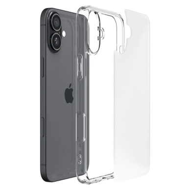 Spigen Ultra Hybrid skirtas iPhone 16 - Permatomas 4