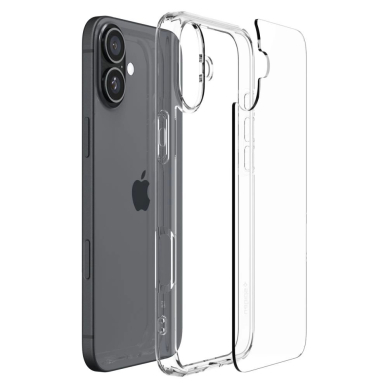 Spigen Ultra Hybrid iPhone 16 Dėklas - Permatomas 5 Spigen Ultra Hybrid iPhone 16 Dėklas - Permatomas 5