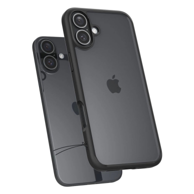 Spigen Ultra Hybrid iPhone 16 Dėklas - Matinis Juodas 5