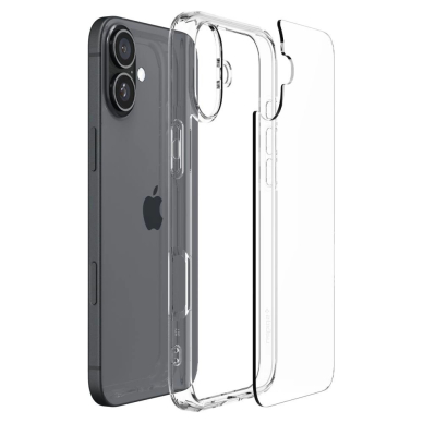 Spigen Ultra Hybrid iPhone 16 Plus Dėklas - Permatomas 6
