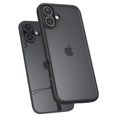 Spigen Ultra Hybrid iPhone 16 Plus Dėklas - Matinis Juodas 4