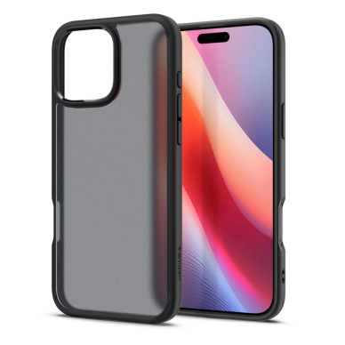 Spigen Ultra Hybrid iPhone 16 Pro Dėklas - Juodas 1 Spigen Ultra Hybrid iPhone 16 Pro Dėklas - Juodas 1