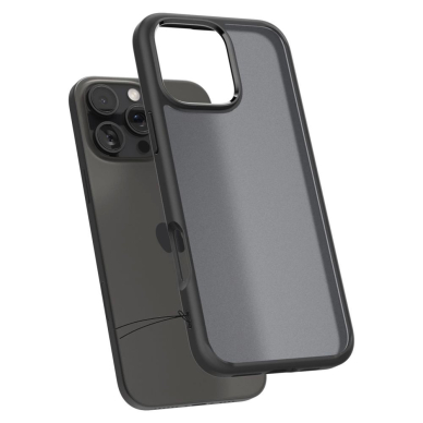 Spigen Ultra Hybrid iPhone 16 Pro Dėklas - Juodas 3