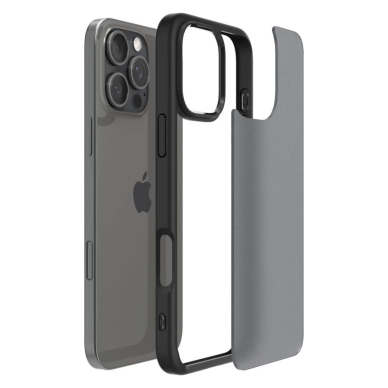 Spigen Ultra Hybrid iPhone 16 Pro Dėklas - Juodas 5