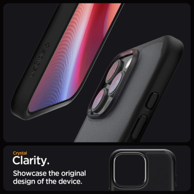 Spigen Ultra Hybrid iPhone 16 Pro Dėklas - Juodas 8