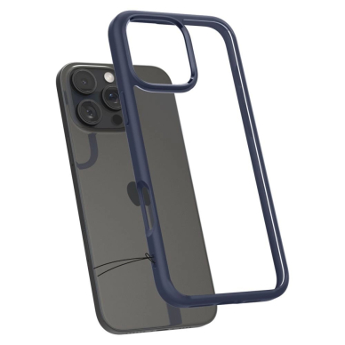 Spigen Ultra Hybrid iPhone 16 Pro Dėklas - Mėlynas 6