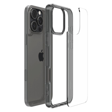 Spigen Ultra Hybrid iPhone 16 Pro Dėklas - Permatomas 8