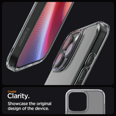 Spigen Ultra Hybrid iPhone 16 Pro Dėklas - Permatomas 11