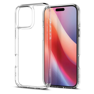 Spigen Ultra Hybrid iPhone 16 Pro Dėklas - Permatomas 1