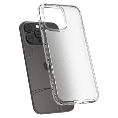 Spigen Ultra Hybrid iPhone 16 Pro Dėklas - Permatomas 3