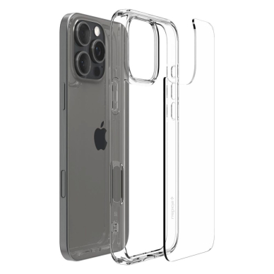 Spigen Ultra Hybrid iPhone 16 Pro Dėklas - Permatomas 8 Spigen Ultra Hybrid iPhone 16 Pro Dėklas - Permatomas 8