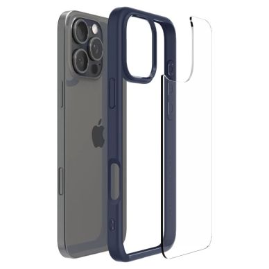 Spigen Ultra Hybrid iPhone 16 Pro Max Dėklas - Mėlynas 6