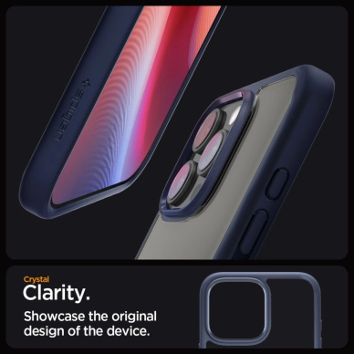 Spigen Ultra Hybrid iPhone 16 Pro Max Dėklas - Mėlynas 8