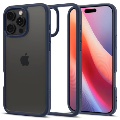 Spigen Ultra Hybrid iPhone 16 Pro Max Dėklas - Mėlynas Spigen Ultra Hybrid iPhone 16 Pro Max Dėklas - Mėlynas