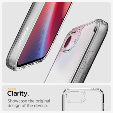 Spigen Ultra Hybrid iPhone 16e Dėklas - Permatomas 10