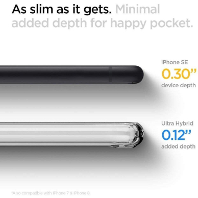 DĖKLAS SPIGEN ULTRA HYBRID IPHONE 7/8 / SE 2020/2022 CRYSTAL SKAIDRUS 2 DĖKLAS SPIGEN ULTRA HYBRID IPHONE 7/8 / SE 2020/2022 CRYSTAL SKAIDRUS 2