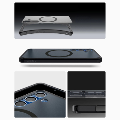 Spigen Ultra Hybrid Mag Dėklas Samsung Galaxy S25 Zero One - Juodas 18 Spigen Ultra Hybrid Mag Dėklas Samsung Galaxy S25 Zero One - Juodas 18