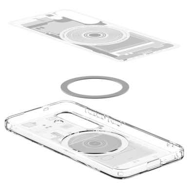 Spigen Ultra Hybrid Mag Dėklas Samsung Galaxy S25 Zero One - Baltas 7