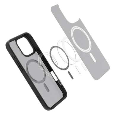 Spigen Ultra Hybrid Mag Dėklas with MagSafe skirtas iPhone 16 Pro - Juodas 4