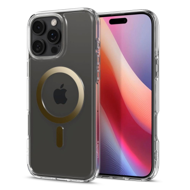 Spigen Ultra Hybrid Mag Dėklas with MagSafe skirtas iPhone 16 Pro - Auksinis 1