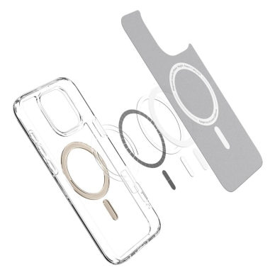 Spigen Ultra Hybrid Mag Dėklas with MagSafe skirtas iPhone 16 Pro - Auksinis 4