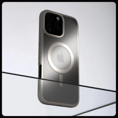 Spigen Ultra Hybrid Mag Dėklas with MagSafe skirtas iPhone 16 Pro - titanium 5