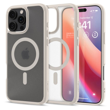 Spigen Ultra Hybrid Mag Dėklas with MagSafe skirtas iPhone 16 Pro - titanium