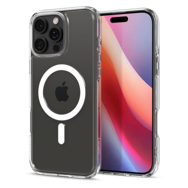 Spigen Ultra Hybrid Mag Dėklas with MagSafe skirtas iPhone 16 Pro - Baltas 1