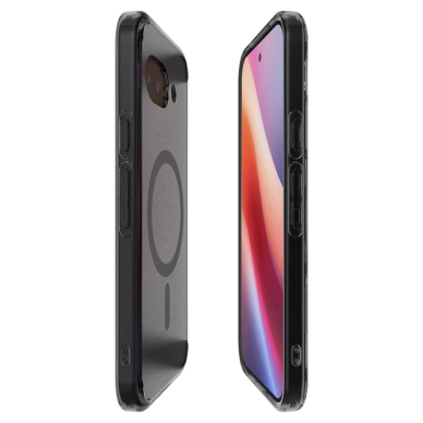 Spigen Ultra Hybrid Mag MagSafe dėklas Google Pixel 9A - permatomas/juodas 7