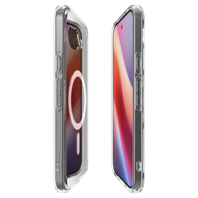 Spigen Ultra Hybrid Mag MagSafe dėklas Google Pixel 9A - permatomas/baltas 7