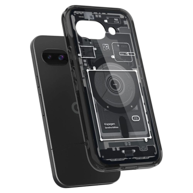Spigen Ultra Hybrid Mag MagSafe dėklas Google Pixel 9A Zero One - juodas 6