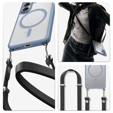 Samsung Galaxy S26 Spigen Ultra Hybrid Mag MagSafe dėklas – mėlynas skaidrus 20 Samsung Galaxy S26 Spigen Ultra Hybrid Mag MagSafe dėklas – mėlynas skaidrus 20