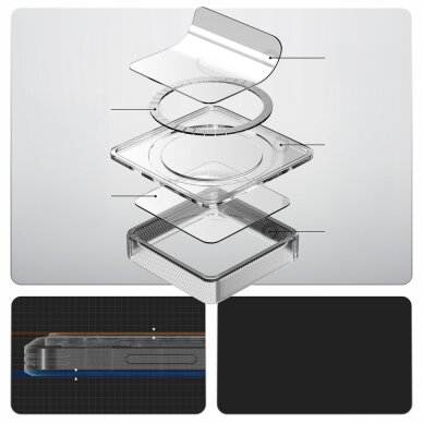 Samsung Galaxy S26+ Spigen Ultra Hybrid Mag MagSafe dėklas – mėlynas skaidrus 16 Samsung Galaxy S26+ Spigen Ultra Hybrid Mag MagSafe dėklas – mėlynas skaidrus 16