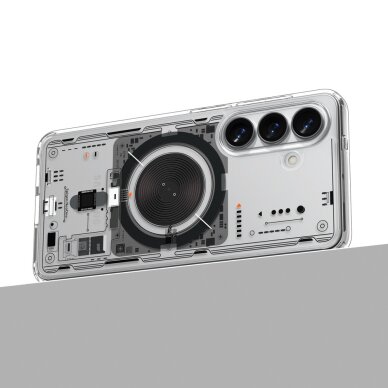 Samsung Galaxy S26+ Neo One Spigen Ultra Hybrid Mag MagSafe dėklas – skaidrus 11