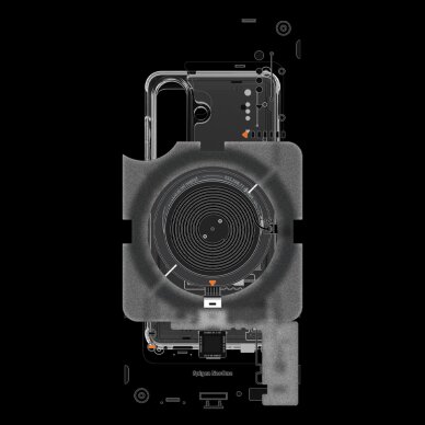 Samsung Galaxy S26+ Neo One Spigen Ultra Hybrid Mag MagSafe dėklas – skaidrus 12