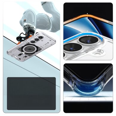 Samsung Galaxy S26+ Neo One Spigen Ultra Hybrid Mag MagSafe dėklas – skaidrus 19