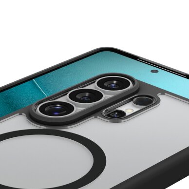 Samsung Galaxy S26 Ultra Spigen Ultra Hybrid Mag MagSafe dėklas – juodas skaidrus 5