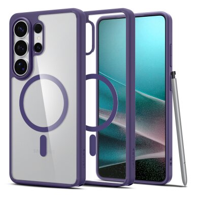 Samsung Galaxy S26 Ultra Spigen Ultra Hybrid Mag MagSafe dėklas – skaidrus tamsiai mėlynas 1 Samsung Galaxy S26 Ultra Spigen Ultra Hybrid Mag MagSafe dėklas – skaidrus tamsiai mėlynas 1