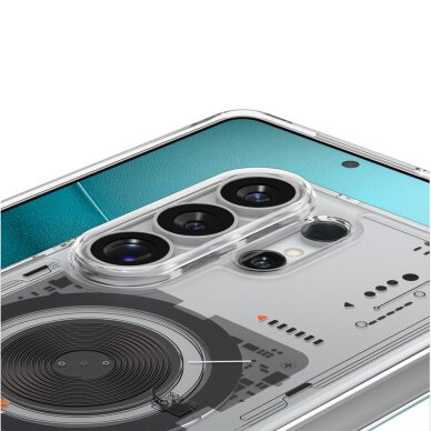 Samsung Galaxy S26 Ultra Neo One Spigen Ultra Hybrid Mag MagSafe dėklas – skaidrus 6