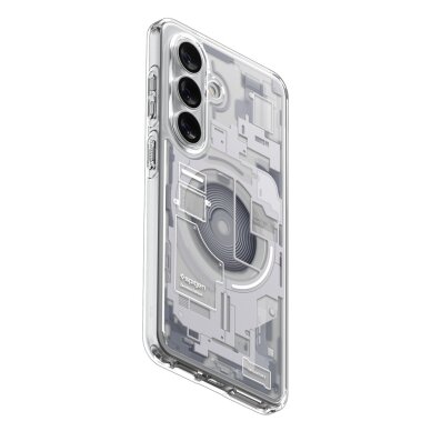 Samsung Galaxy S26 Zero One Spigen Ultra Hybrid Mag MagSafe dėklas – skaidrus ir baltas 11 Samsung Galaxy S26 Zero One Spigen Ultra Hybrid Mag MagSafe dėklas – skaidrus ir baltas 11