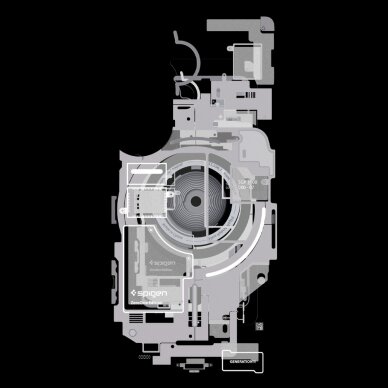 Samsung Galaxy S26 Zero One Spigen Ultra Hybrid Mag MagSafe dėklas – skaidrus ir baltas 12 Samsung Galaxy S26 Zero One Spigen Ultra Hybrid Mag MagSafe dėklas – skaidrus ir baltas 12