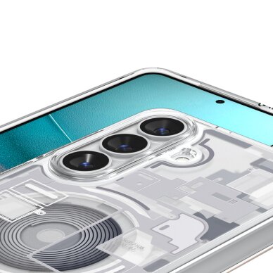 Samsung Galaxy S26+ Zero One Spigen Ultra Hybrid Mag MagSafe dėklas – skaidrus ir baltas 6 Samsung Galaxy S26+ Zero One Spigen Ultra Hybrid Mag MagSafe dėklas – skaidrus ir baltas 6