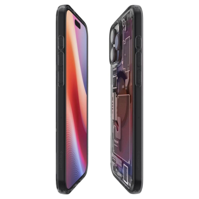 Spigen Ultra Hybrid Mag Zero One Dėklas with MagSafe skirtas iPhone 16 Pro - Tamsiai Pilkas 2