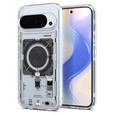 Google Pixel 10 / 10 Pro Neo One dėklas Spigen Ultra Hybrid, MagSafe – skaidrus 1