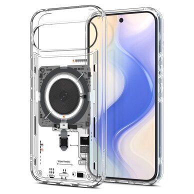 Google Pixel 10 / 10 Pro Neo One dėklas Spigen Ultra Hybrid, MagSafe – skaidrus 6
