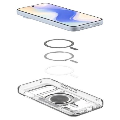 Google Pixel 10 / 10 Pro Neo One dėklas Spigen Ultra Hybrid, MagSafe – skaidrus 7