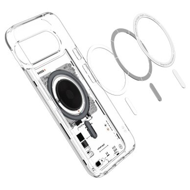 Google Pixel 10 / 10 Pro Neo One dėklas Spigen Ultra Hybrid, MagSafe – skaidrus 9