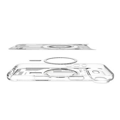 iPhone 17 Air dėklas Spigen Ultra Hybrid MagSafe Zero One – baltas 6