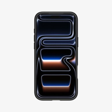 iPhone 17 Pro Spigen Ultra Hybrid MagSafe dėklas – juodas / oranžinis 2